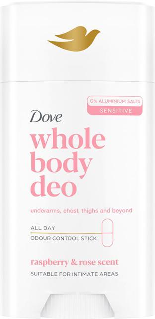 2 få 25%, Dove Whole Body Deodorant Raspberry & Rose Stick 75 ml product image