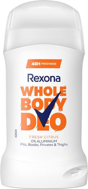 2 få 25%, Rexona Whole Body Deo Fresh Citrus Stick 50 ml product image