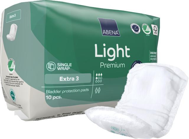 ABENA Light Extra 3 Premium 33x11 cm 10-pack product image