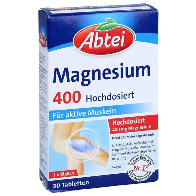 ABTEI Magnesium 400 hochdosiert Tabletten product image