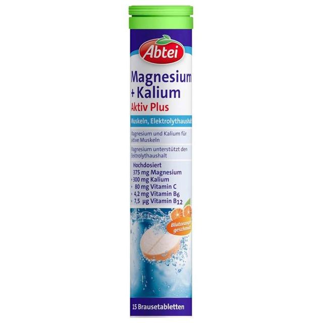 ABTEI Magnesium+Kalium Aktiv Plus Brausetabletten product image