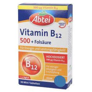 ABTEI Vitamin B12 500 Plus Tabletten product image