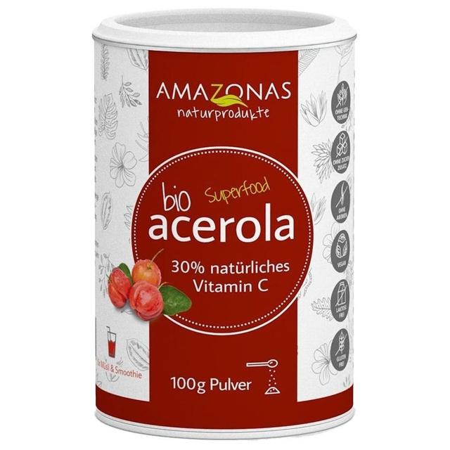 ACEROLA 100% Bio 30% nat.Vit.C ohne Zusätze Pulver product image