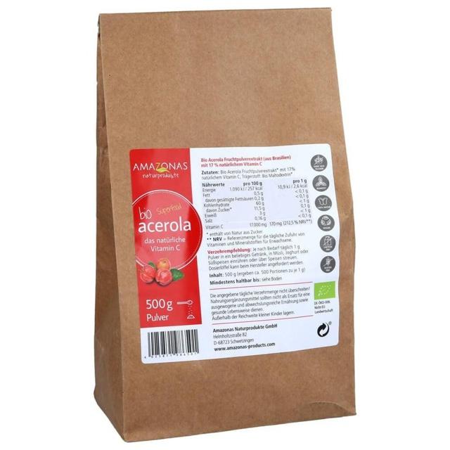 ACEROLA 100% Bio Pur natürliches Vit.C Pulver product image