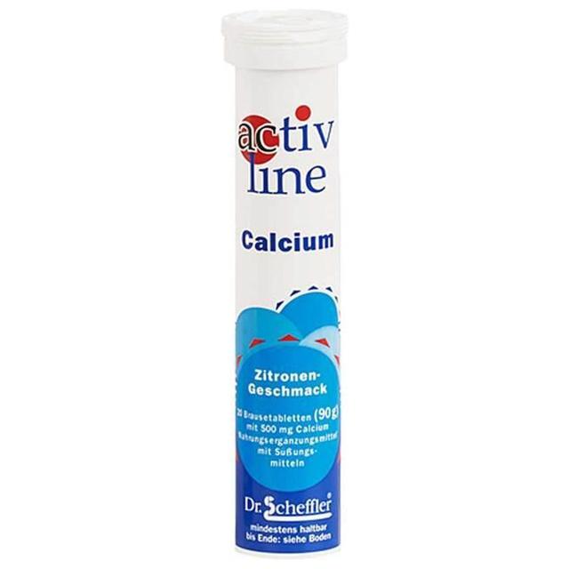 ACTIVLINE Calcium Zitrone Brausetabletten product image