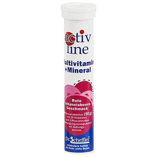 ACTIVLINE Multivit.m.rote Johannisb. Brausetabl. product image