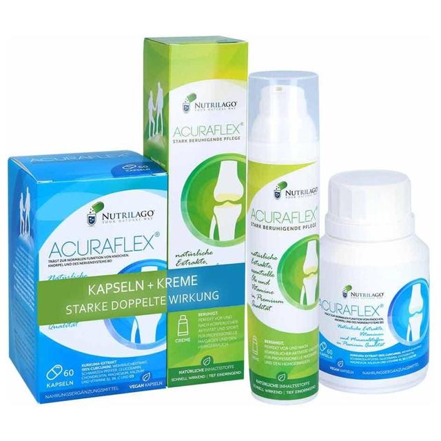 ACURAFLEX Komplett 60 Kaps.+100 ml Creme Nutrilago product image