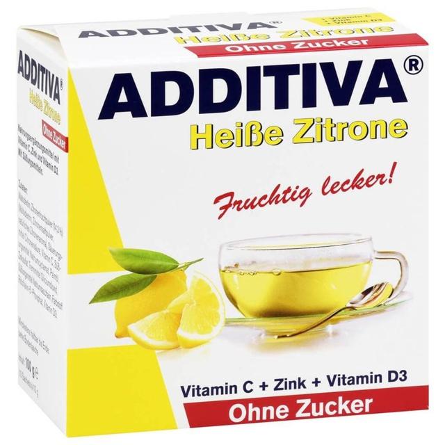 ADDITIVA heiße Zitrone ohne Zucker Pulver Sachets product image