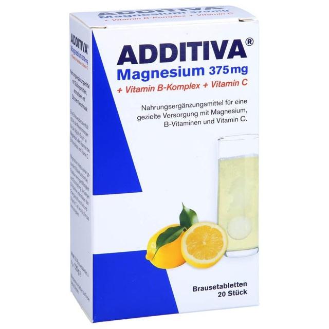 ADDITIVA Magnesium 375 mg+Vitamin B-Komplex+Vit.C product image