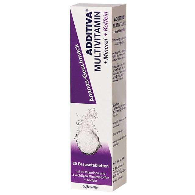 ADDITIVA Multivit.+Mineral+Coff.Ananas R Br.-Tabl. product image