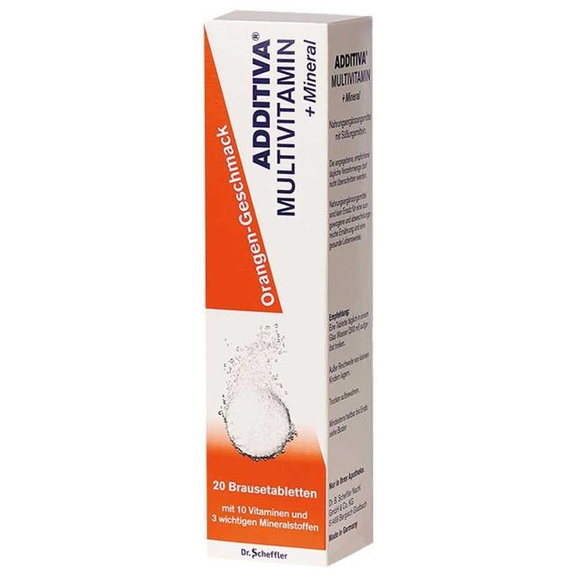 ADDITIVA Multivit.+Mineral Orange R Brausetabl. product image