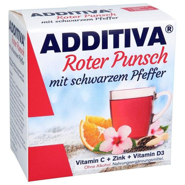 ADDITIVA Roter Punsch mit schwarzem Pfeffer 100 g Pulver product image