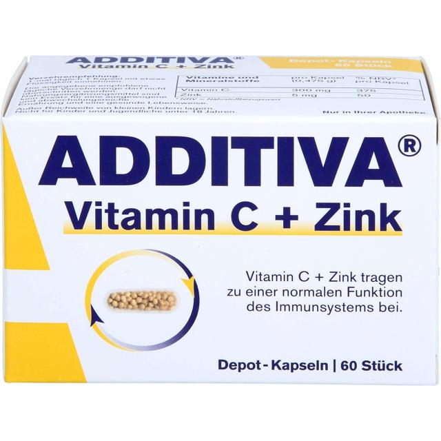 ADDITIVA Vitamin C Depot 300 mg Kapseln product image