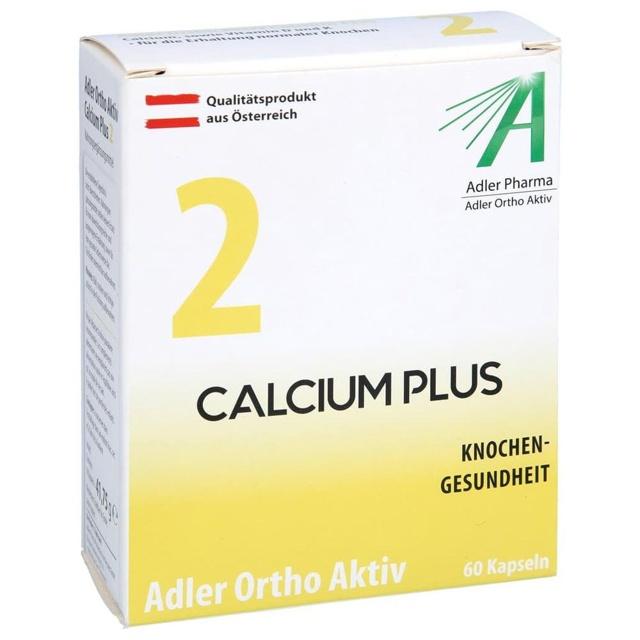 Adler Ortho Aktiv Nr. 2 – Calcium Plus 60 St Kapseln product image