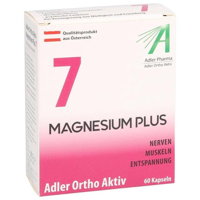 Adler Ortho Aktiv Nr. 7 – Magnesium Plus 60 St Kapseln product image