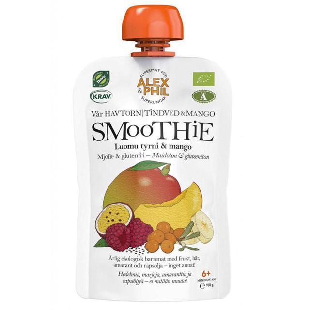 Alex&Phil Smoothie med Havtorn & Mango 6M 100 g product image
