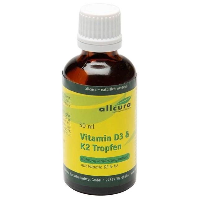 VITAMIN D3 & K2 Tropfen 1000 I.E./20 μg je Tropfen product image
