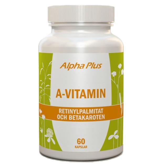 Alpha Plus A-vitamin 60 kapslar product image