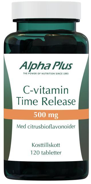 Alpha Plus C-vitamin Time Release 500 mg 120 tabletter product image