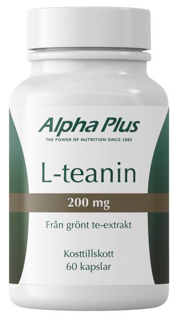 Alpha Plus L-teanin 200 mg 60 kapslar product image
