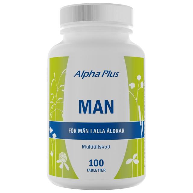 Alpha Plus Man 100 tabletter product image