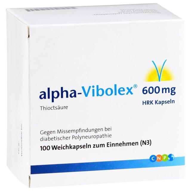 ALPHA VIBOLEX 600 mg HRK Weichkapseln product image