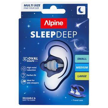 Alpine SleepDeep Multisize S/M/L Hörselskydd 3 st par + förvaringsbox product image
