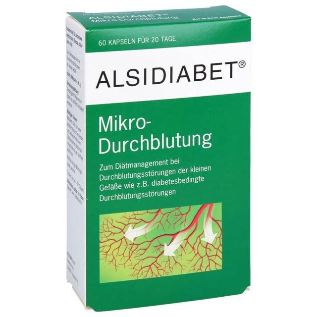ALSIDIABET Diabetiker Mikro Durchblutung Kapseln product image