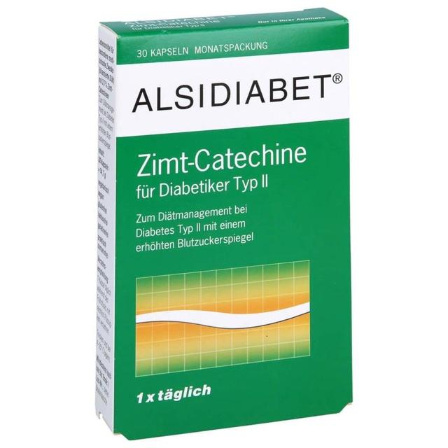 Alsidiabet Zimt Catechine Kapseln, 30 St Kapseln product image