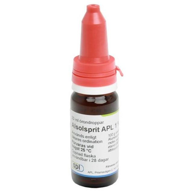 Alsolsprit APL, örondroppar, lösning 1% + 10% 20 ml product image