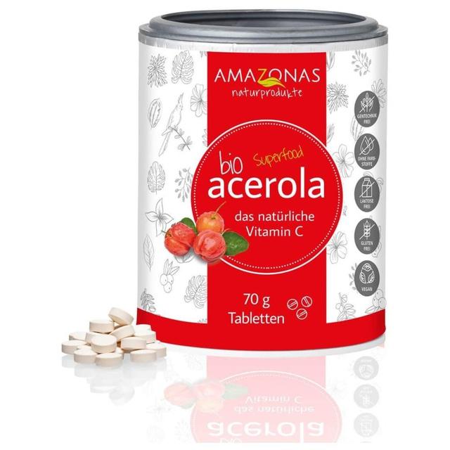 ACEROLA 100% Bio natürliches Vit.C Lutschtabletten product image