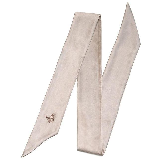 Amelie Soie Silk Scarf Greige product image