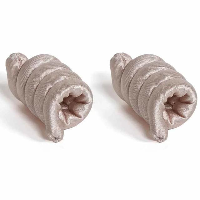Amelie Soie Silk Toupies Greige 2 Pcs product image