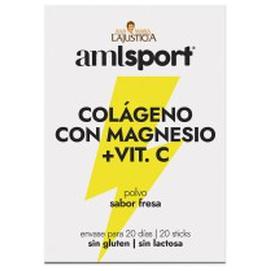 Amlsport Colágeno Con Magnesio + Vit.C Sabor Fresa 20 Sticks product image