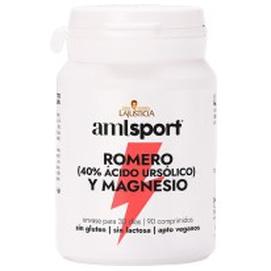 Amlsport Rosemary (40% Ursolic Acid) And Magnesium 90 Tablets product image