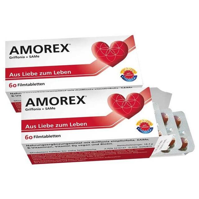 Amorex Griffonia und SAMe, 2x60 St Filmtabletten product image