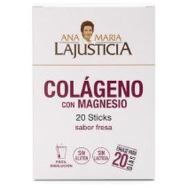 Ana Maria Lajusticia Colágeno Con Magnesio Sabor Fresa 20 Sticks product image