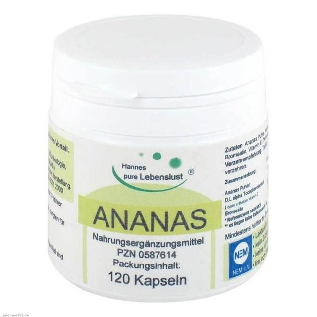 Ananas Enzyme Kapseln, 120 St Kapseln product image