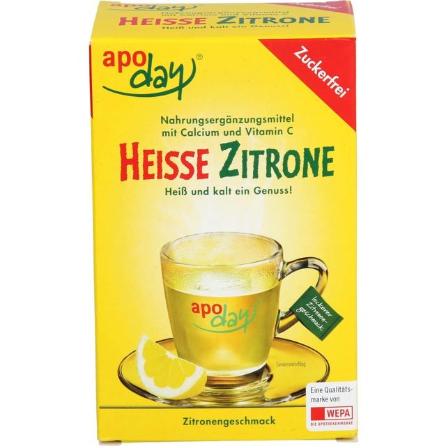 APODAY heiße Zitrone Vit.C u.Calcium zuckerfr.Plv. product image
