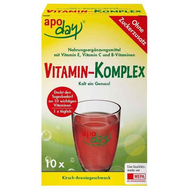 Apoday Vitamin-Komplex Kirsch-Aronia zuckerfrei Pulver, 10X5 g Pulver product image