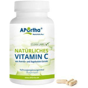 APORTHA natürliches Vitamin C vegetarisch Kapseln product image