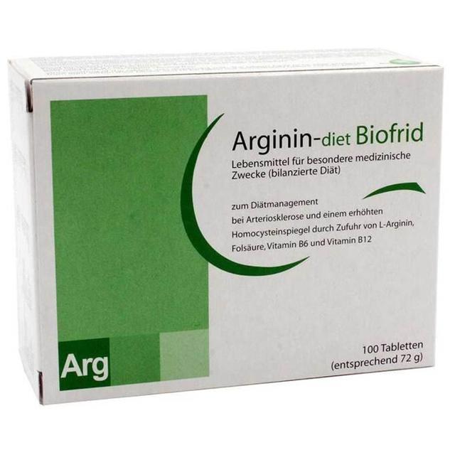 Arginin-diet Biofrid Tabletten, 100 St Tabletten product image