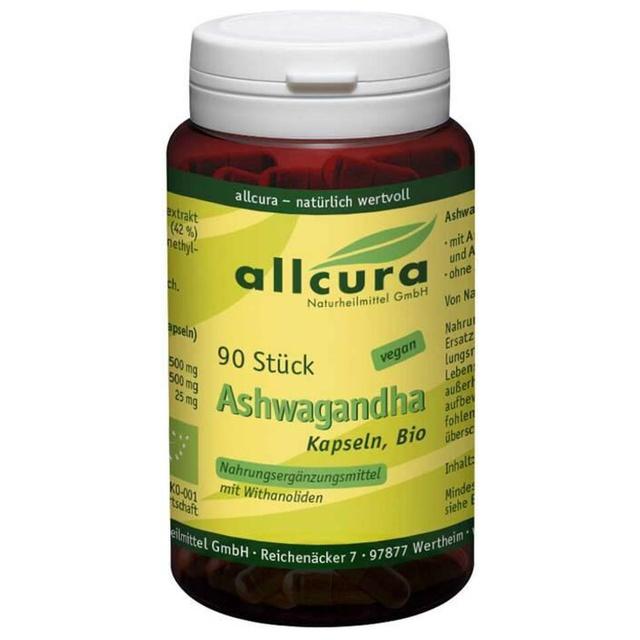 ASHWAGANDHA BIO mit Extrakt KSM 66 Kapseln product image