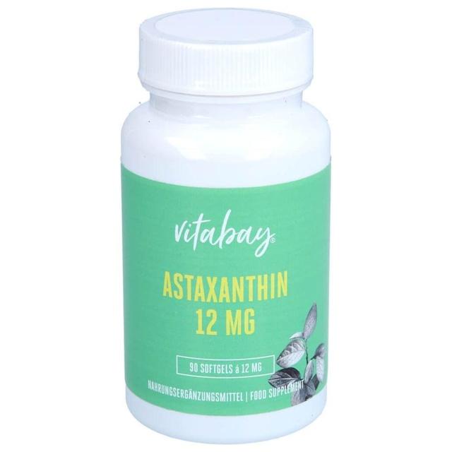 Astaxanthin 12 mg Softgel-Kapseln Mikroalge vegan product image