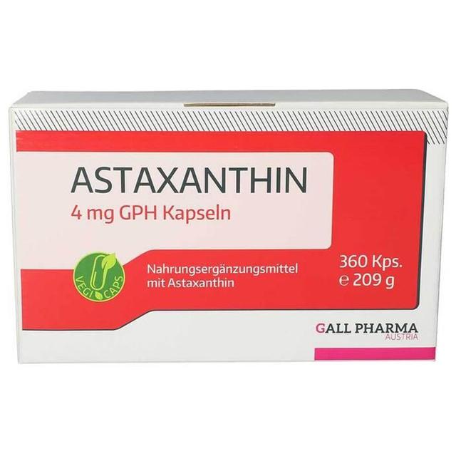 Astaxanthin 4 mg GPH Kapseln, 360 St Kapseln product image