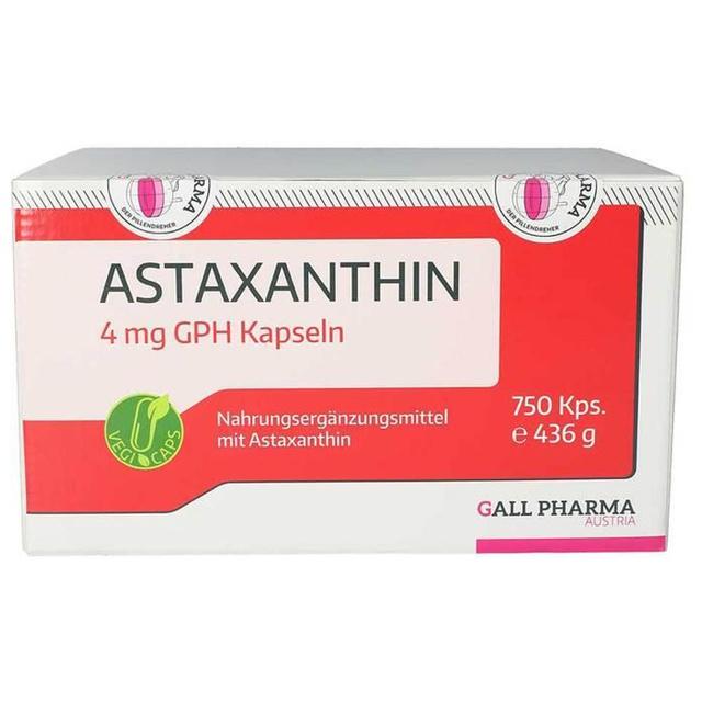 Astaxanthin 4 mg GPH Kapseln, 750 St Kapseln product image