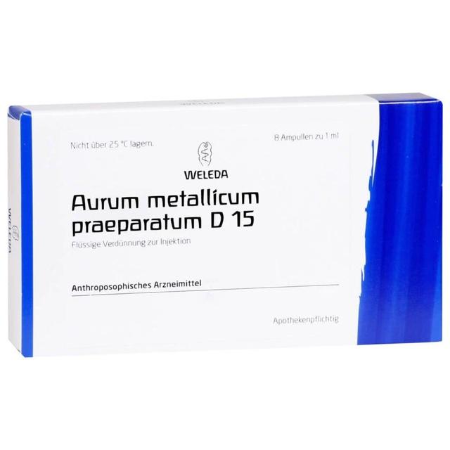 AURUM METALLICUM PRAEPARATUM D 15 Ampullen product image