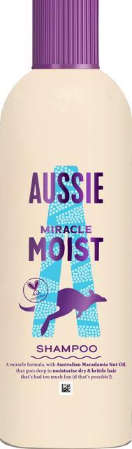 Aussie Miracle Moist Schampo 300 ml product image