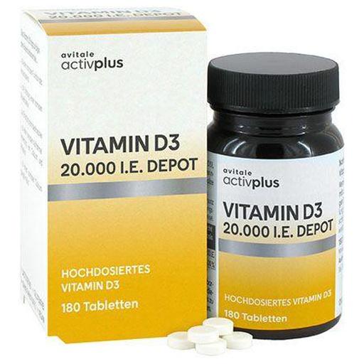 ACTIVPLUS Vitamin D3 20.000 I.E. Depot Tabletten product image