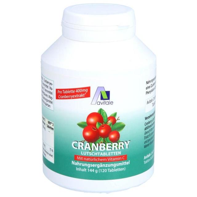 Cranberry Lutschtabletten, 120 St Lutschtabletten product image